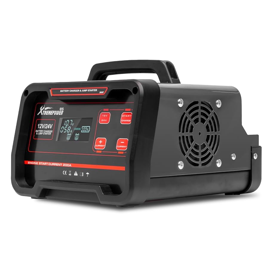 24Vリチウムポリマー充電器 12A XtremepowerUS 12-Volt/24-Volt 75-Amp Battery Charger and